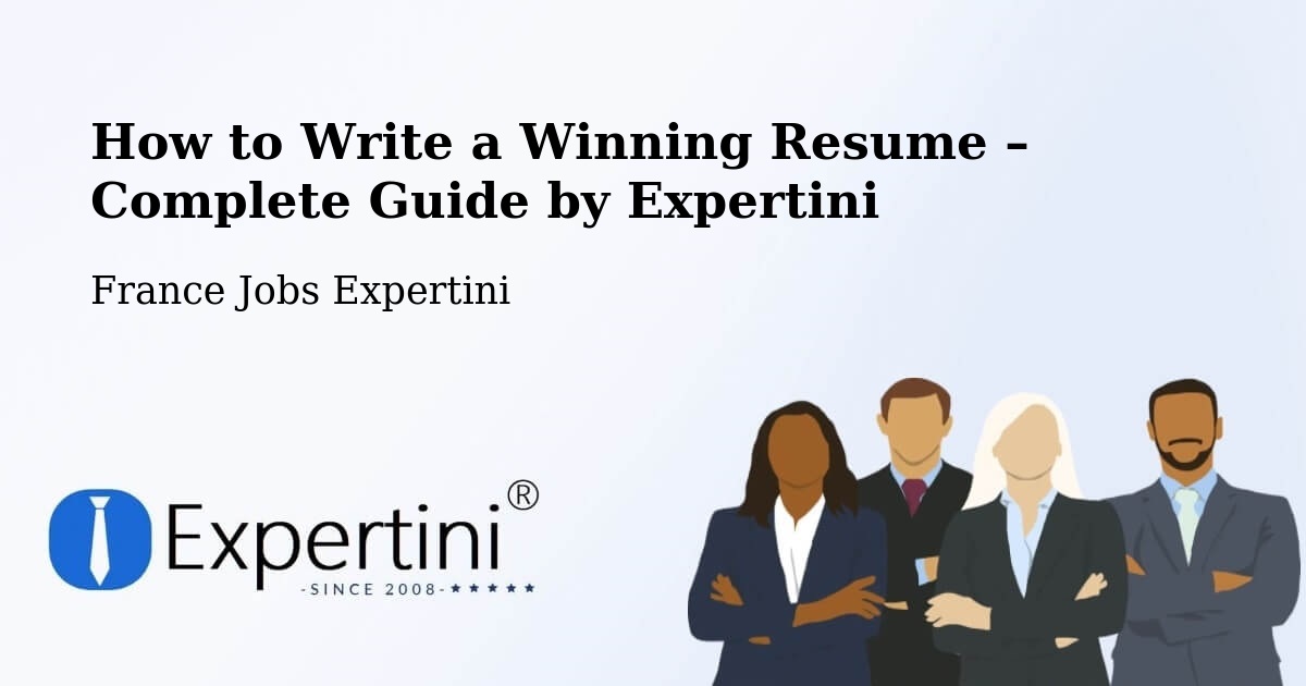 Resume Writing Guide for Job Seekers – Niort - Niort, France Jobs Expertini